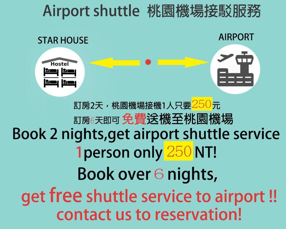 Star House Hostel Ταϊπέι Εξωτερικό φωτογραφία